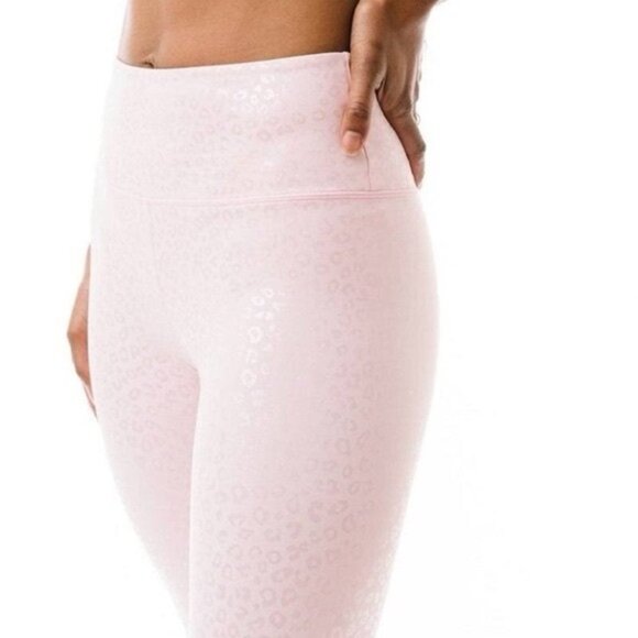 ZYIA ACTIVE Pink Leopard Unicorn Light N Tight‎ High-Rise 7/4 24” LEGGINGS Sz 2 - Picture 5 of 15